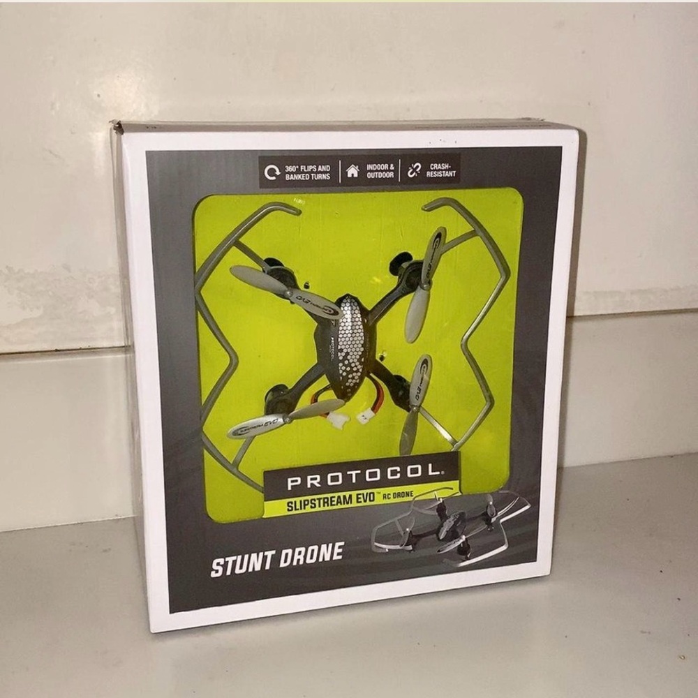 Slipstream EVO Stunt Drone Black and Silver